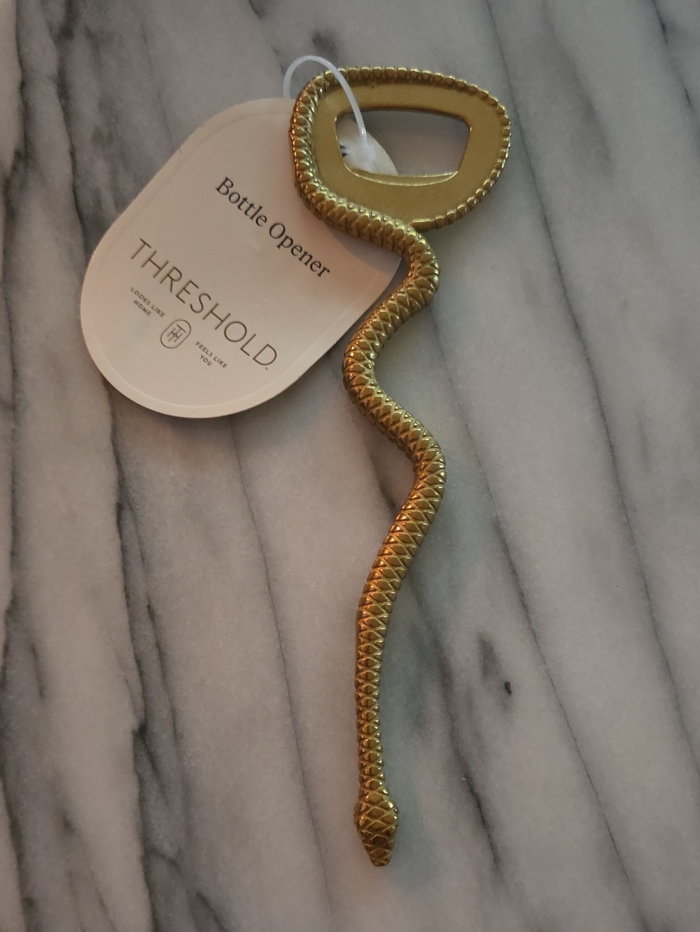 Threshold Gold Snake Bottle Opener